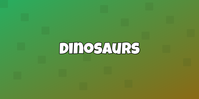 Category cover: Dinosaurs - 14 - cute-cursor.com