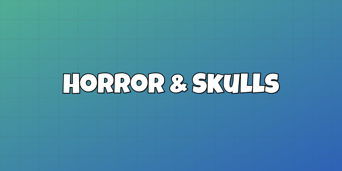 Category cover: Horror & Skulls - 1 - cute-cursor.com