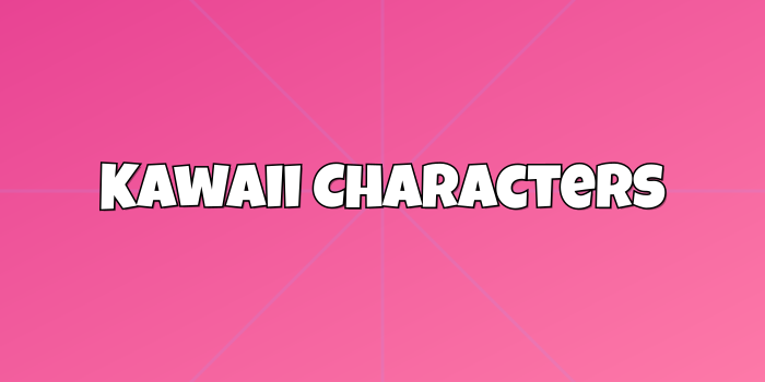 Category cover: Kawaii Characters - 16 - cute-cursor.com
