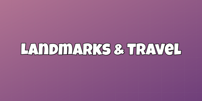 Category cover: Landmarks & Travel - 1 - cute-cursor.com