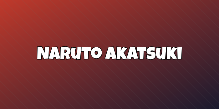 Category cover: Naruto Akatsuki - 2 - cute-cursor.com
