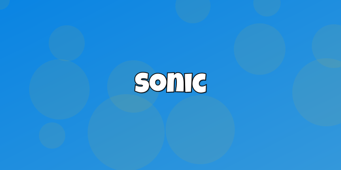 Category cover: Sonic the Hedgehog - 4 - cute-cursor.com