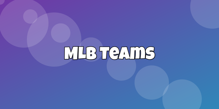 Category cover: MLB Teams - 4 - cute-cursor.com