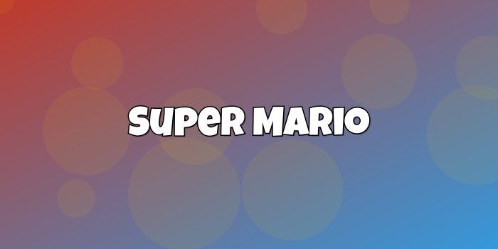 Category cover: Super Mario - 6 - cute-cursor.com